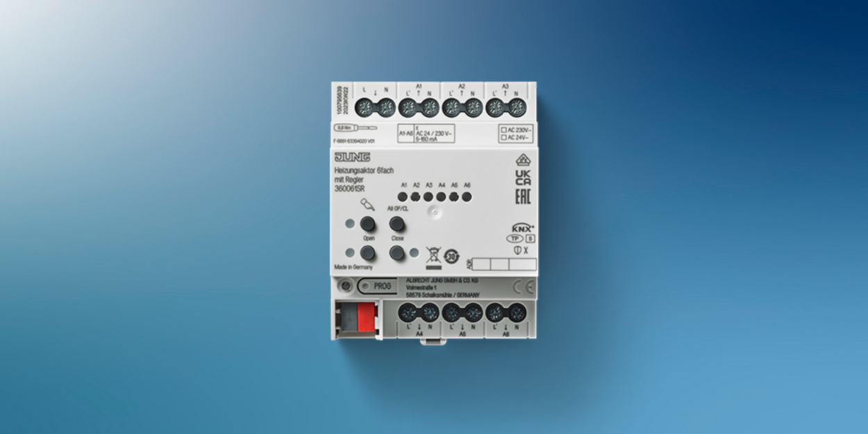 KNX Heizungsaktor 6-fach bei J & Z Elektro- und Datentechnik GmbH in Frankfurt / Rödelheim