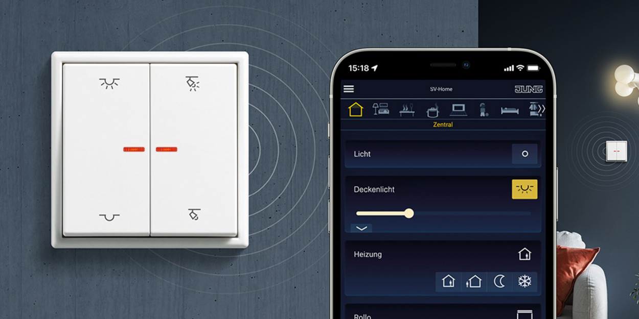 KNX RF Taster bei J & Z Elektro- und Datentechnik GmbH in Frankfurt / Rödelheim